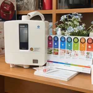 Máy I-ON kiềm Kangen K8 dạng để bàn có nước thải và nước axit Kangen K8 – 240L